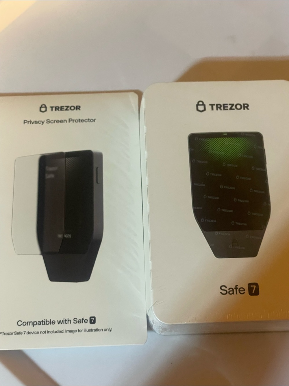 New Trezor Safe 7 - Crypto Wallet with Bluetooth, Color Touchscreen